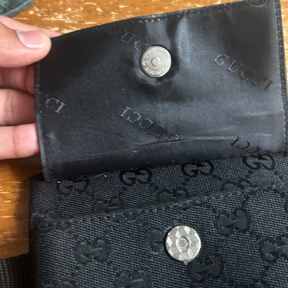 Gucci Black Leather Fannie pack